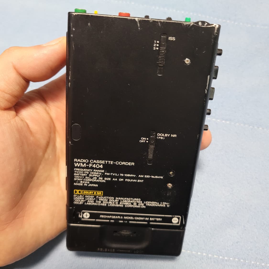 소니 워크맨 WM-F404 모델 부품용 상품이미지3