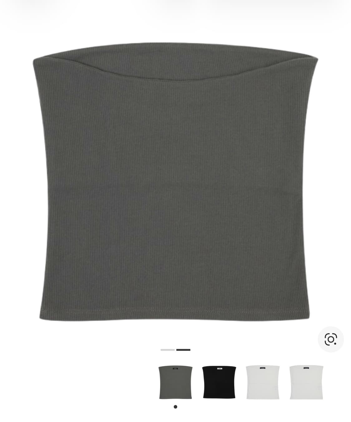 (W) 보헤미안 서울 베이직 튜브 탑 카키 상품이미지2