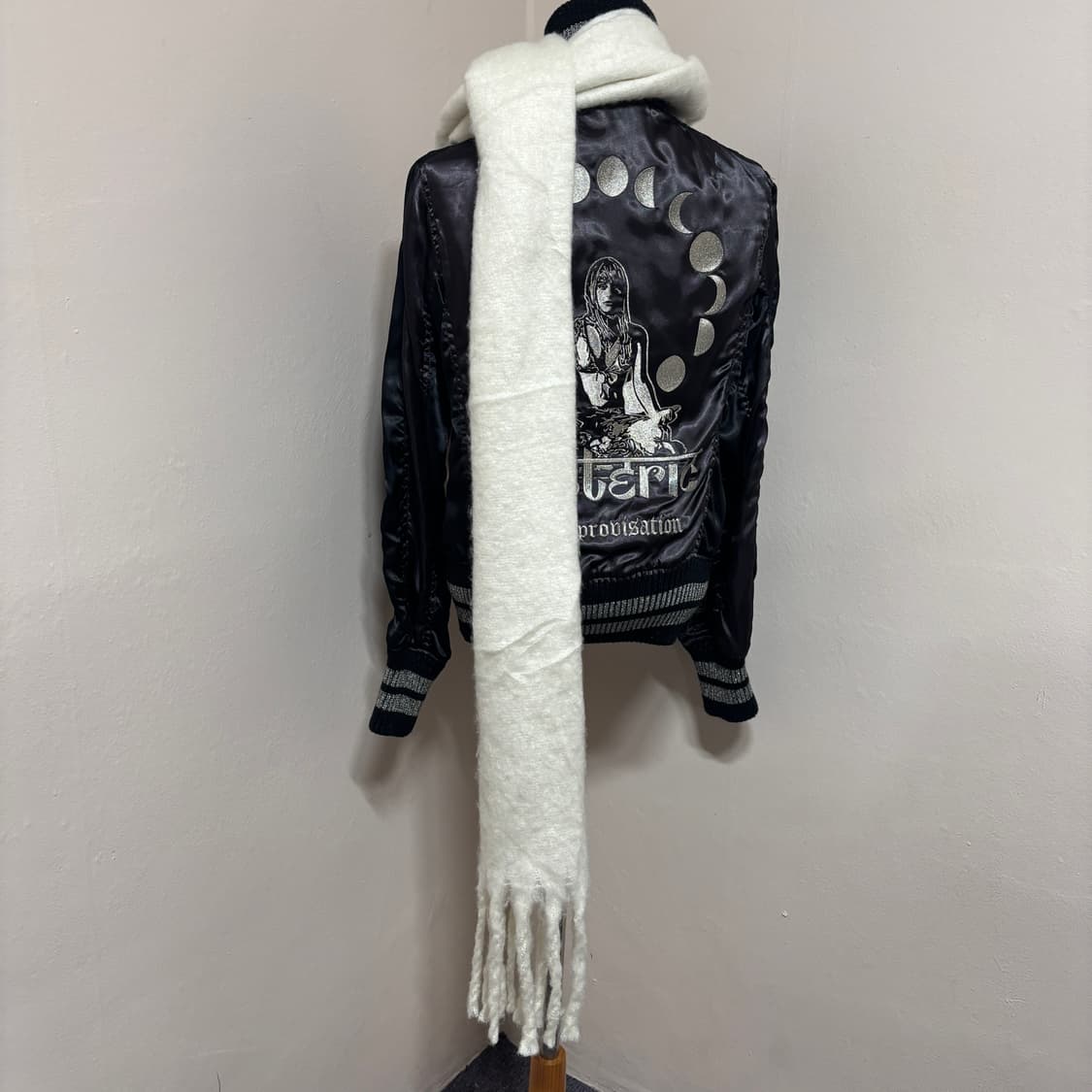 아이보리 모헤어 머플러 상품이미지7