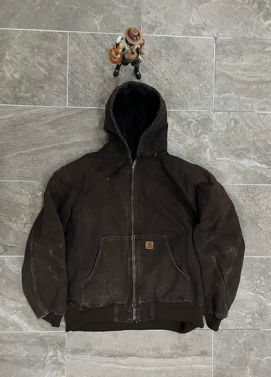 (XL) 칼하트 덕 액티브 후드자켓 J130 DKB 다크브라운 상품이미지1