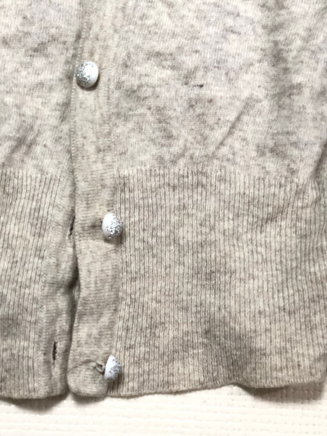 빈티지 아이보리 러플 가디건 상품이미지7