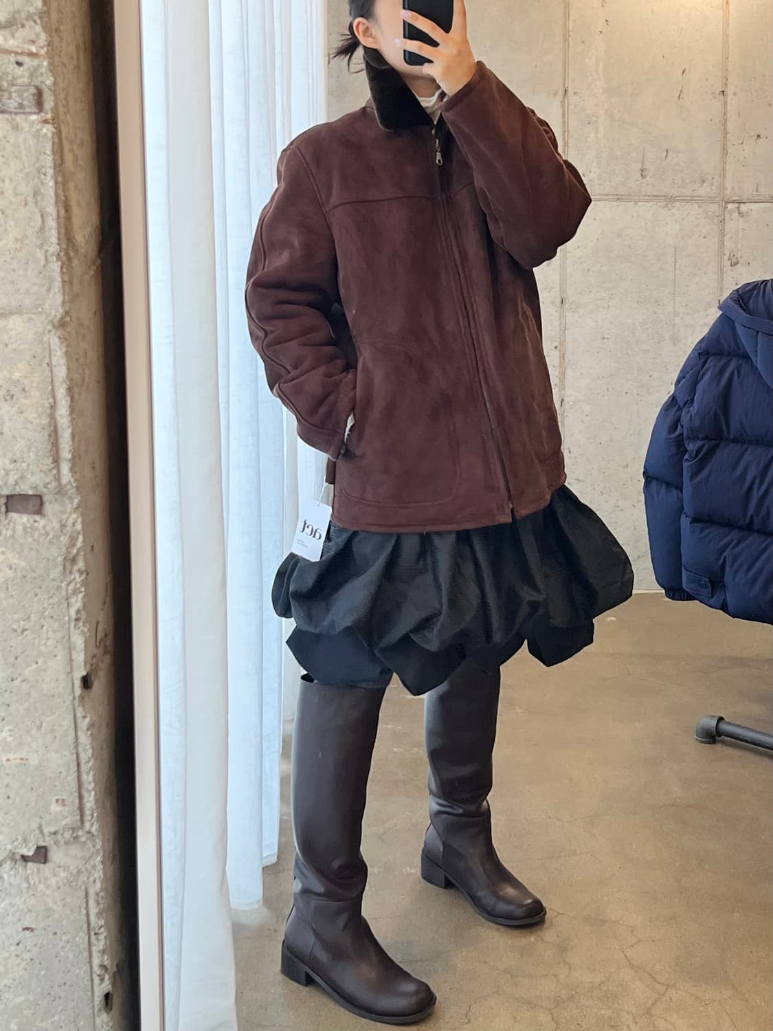 rene 벌룬 스커트 블랙 상품이미지5