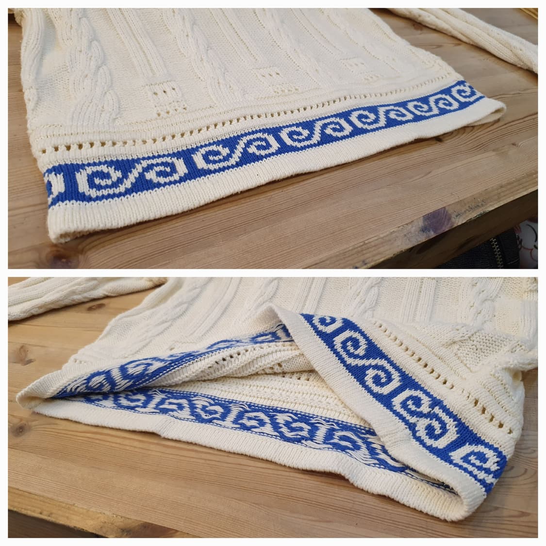 55/66.겐죠 크롭 블록니트 상품이미지5