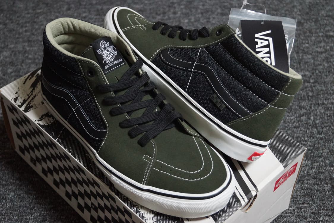 (290) 반스 스케이트 그로소 미드 포레스트 나이트 상품이미지3