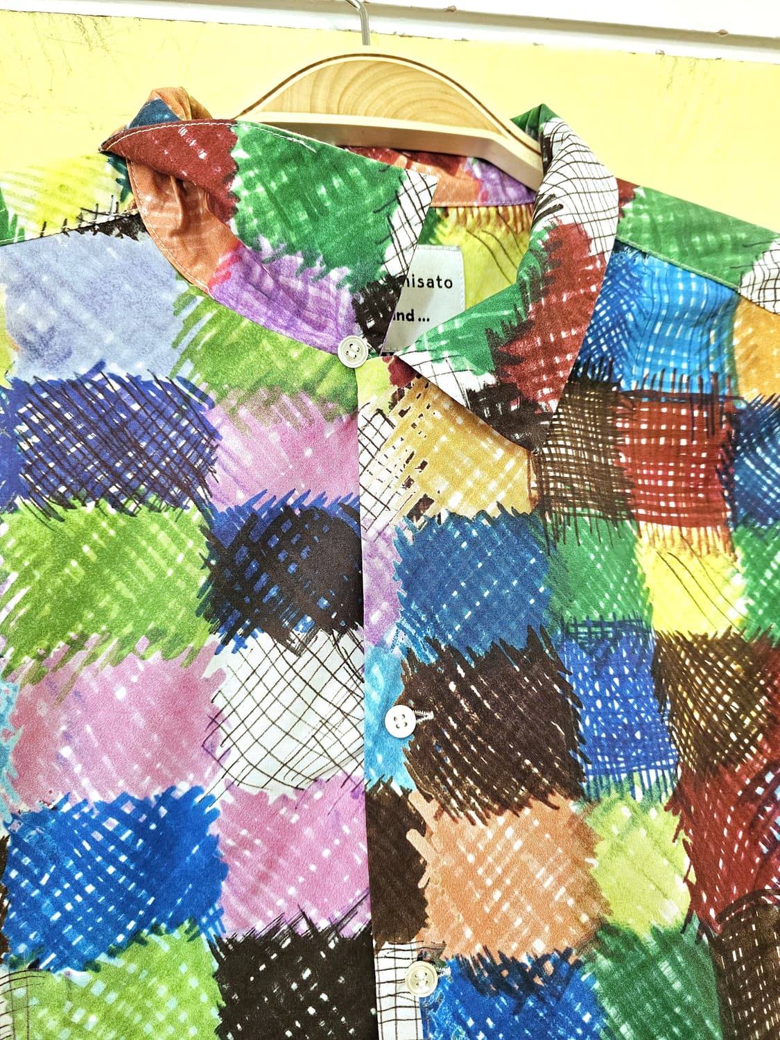 Tsumori Chisato by Nico and 핸드 드로잉 패턴 셔츠 상품이미지3