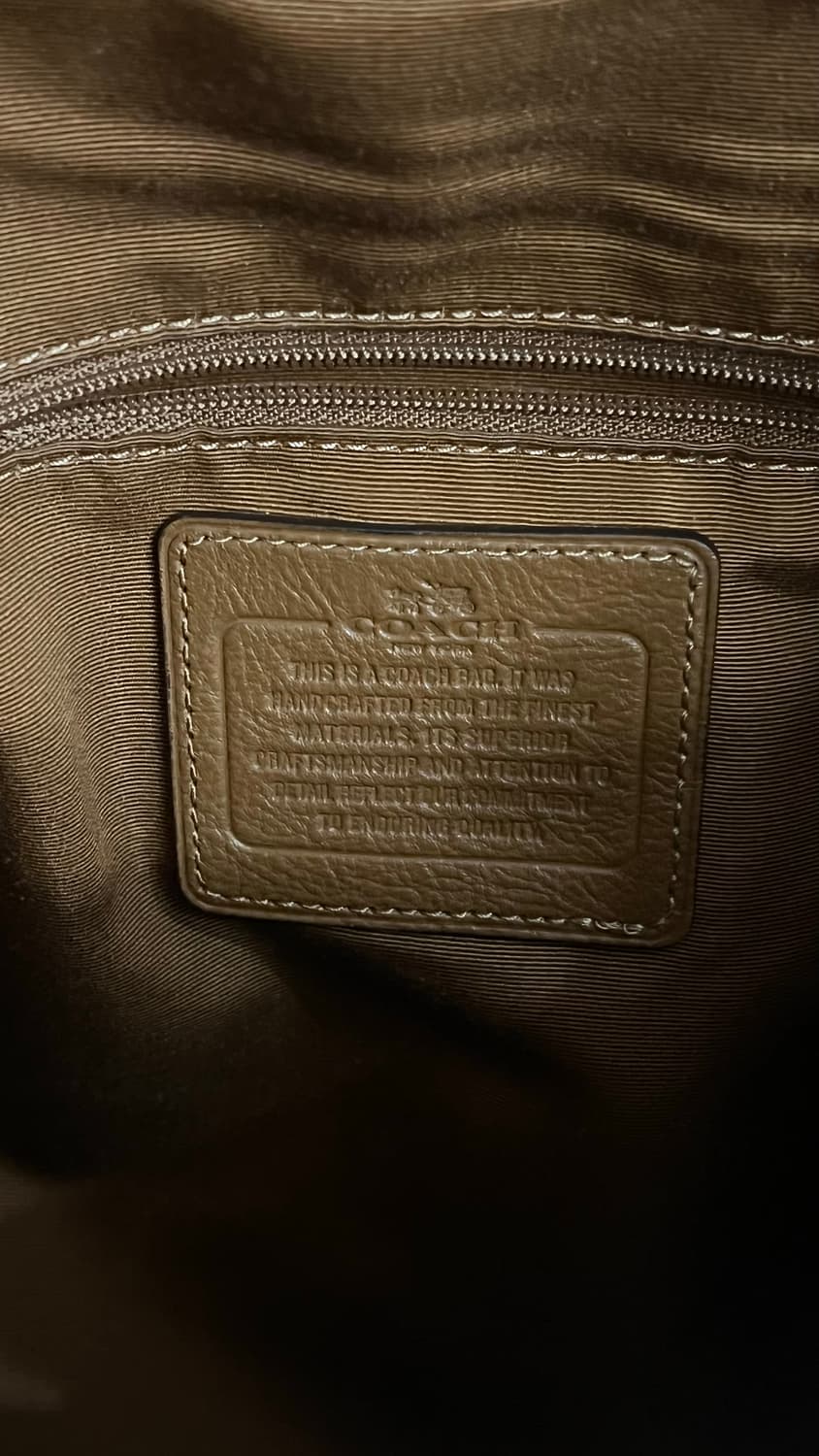 90s coach 코치 페블가죽 올레더 빌리 백팩 카멜브라운 상품이미지10