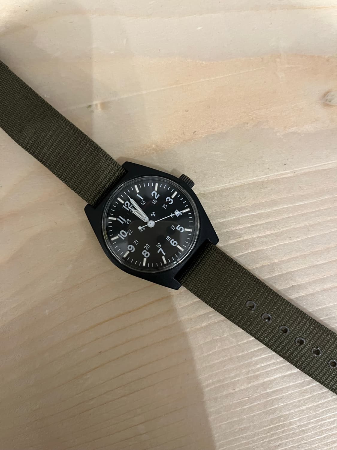 빈티지 90s US 밀리터리 시계 상품이미지1