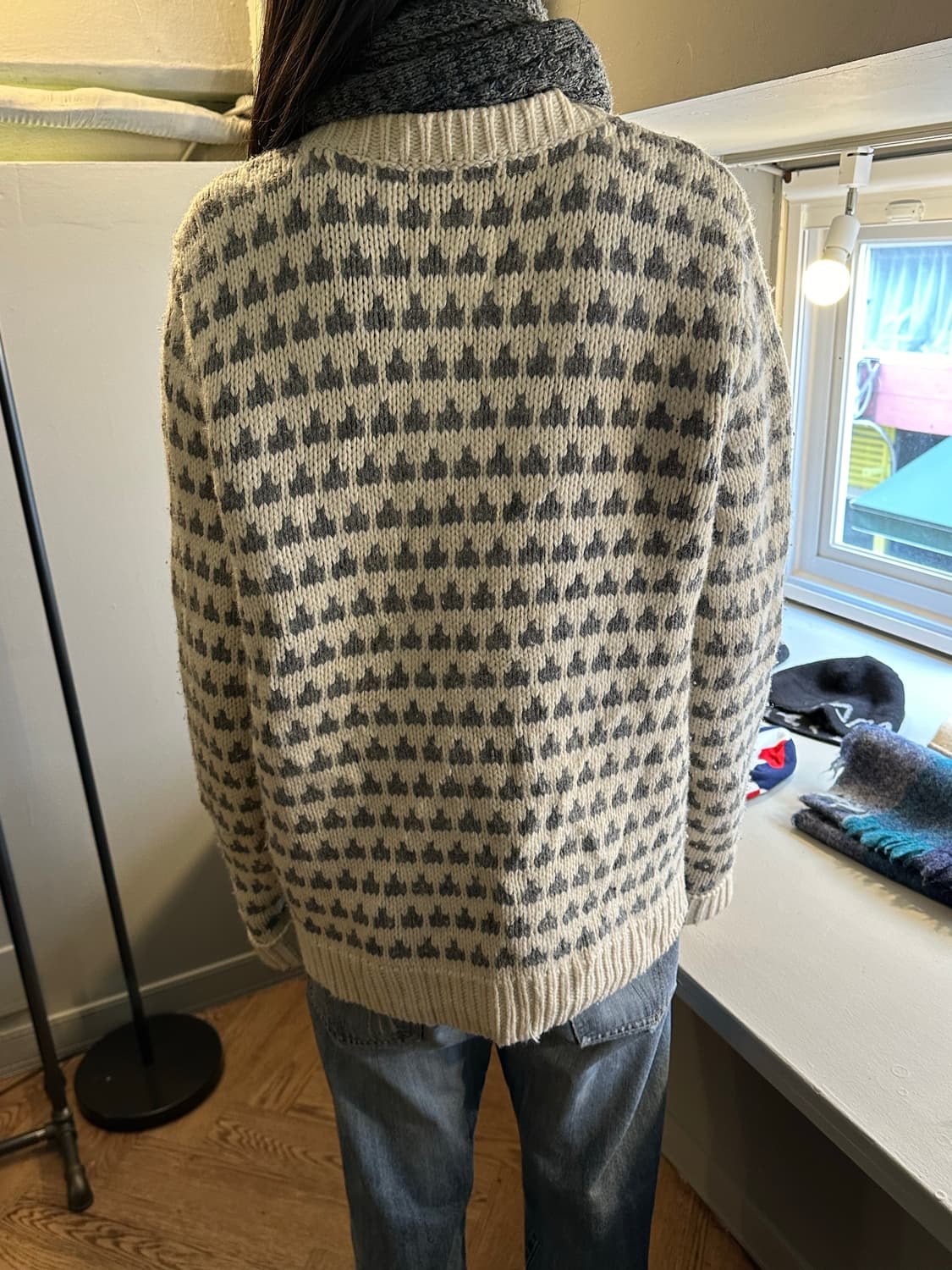 American white/grey PT knit CD 상품이미지5