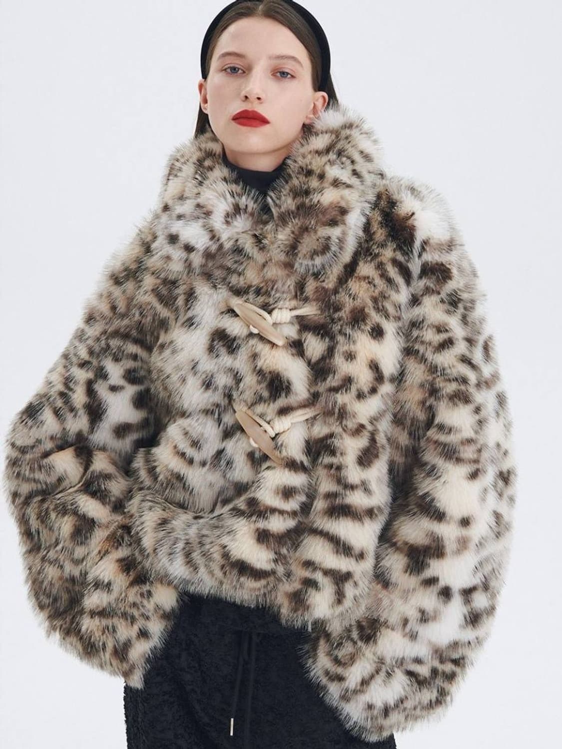 [개인 소장] 더 센토르 레오파드 토글 퍼 자켓 상품이미지1