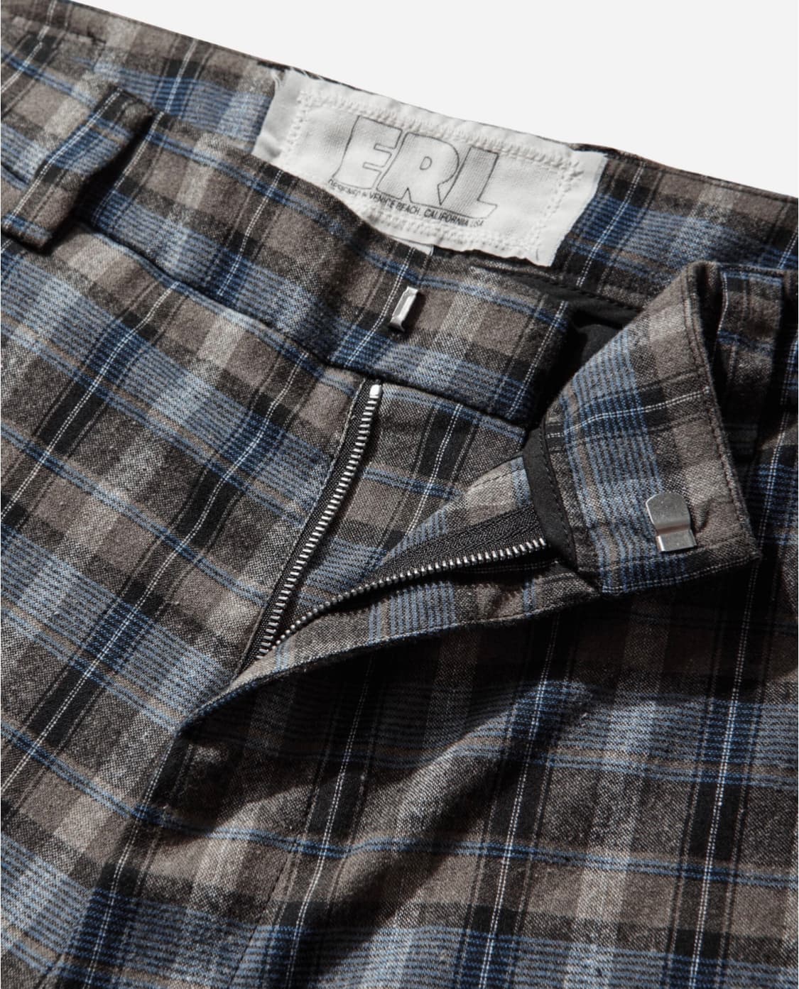 (새상품) [M] 26SS ERL Shorts Grey Check 상품이미지4