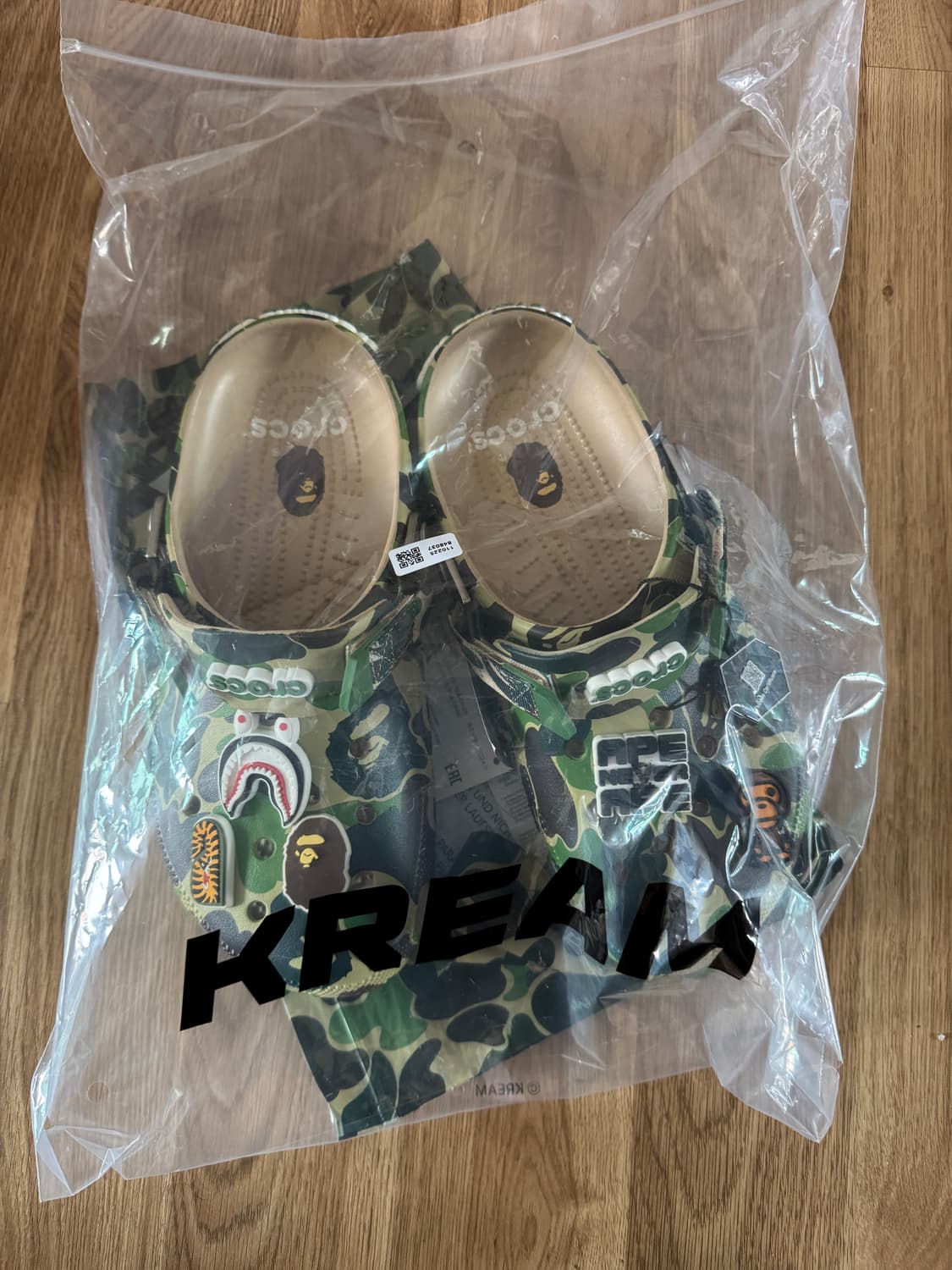 베이프 크록스 클로그 정품 265사이즈 새상품 상품이미지2