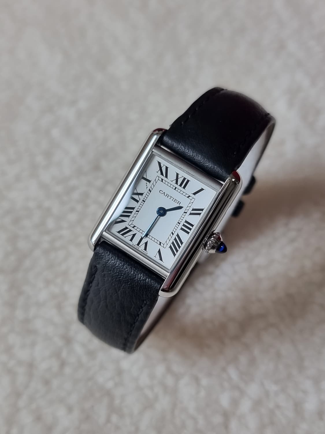 까르띠에 신형 탱크 머스트 스틸 S 쿼츠 여성시계 24년 상품이미지1