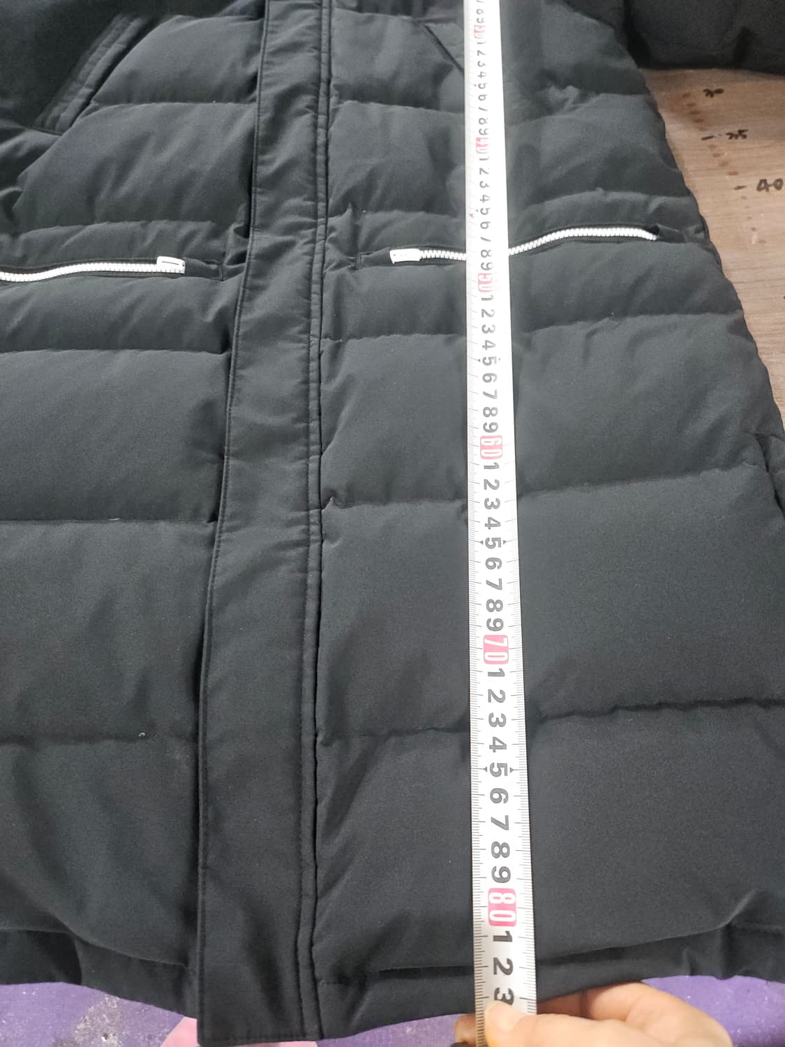 아디다스 키즈 블랙  롱패딩 후드 패딩 150 상품이미지10