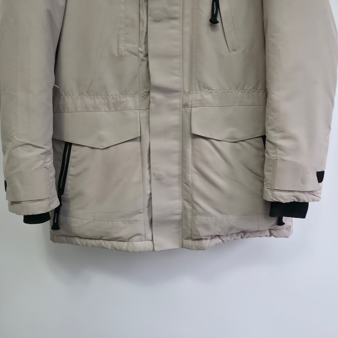 [XL] 내셔널지오그래픽 베이지 유틸리티 패딩 자켓 상품이미지3