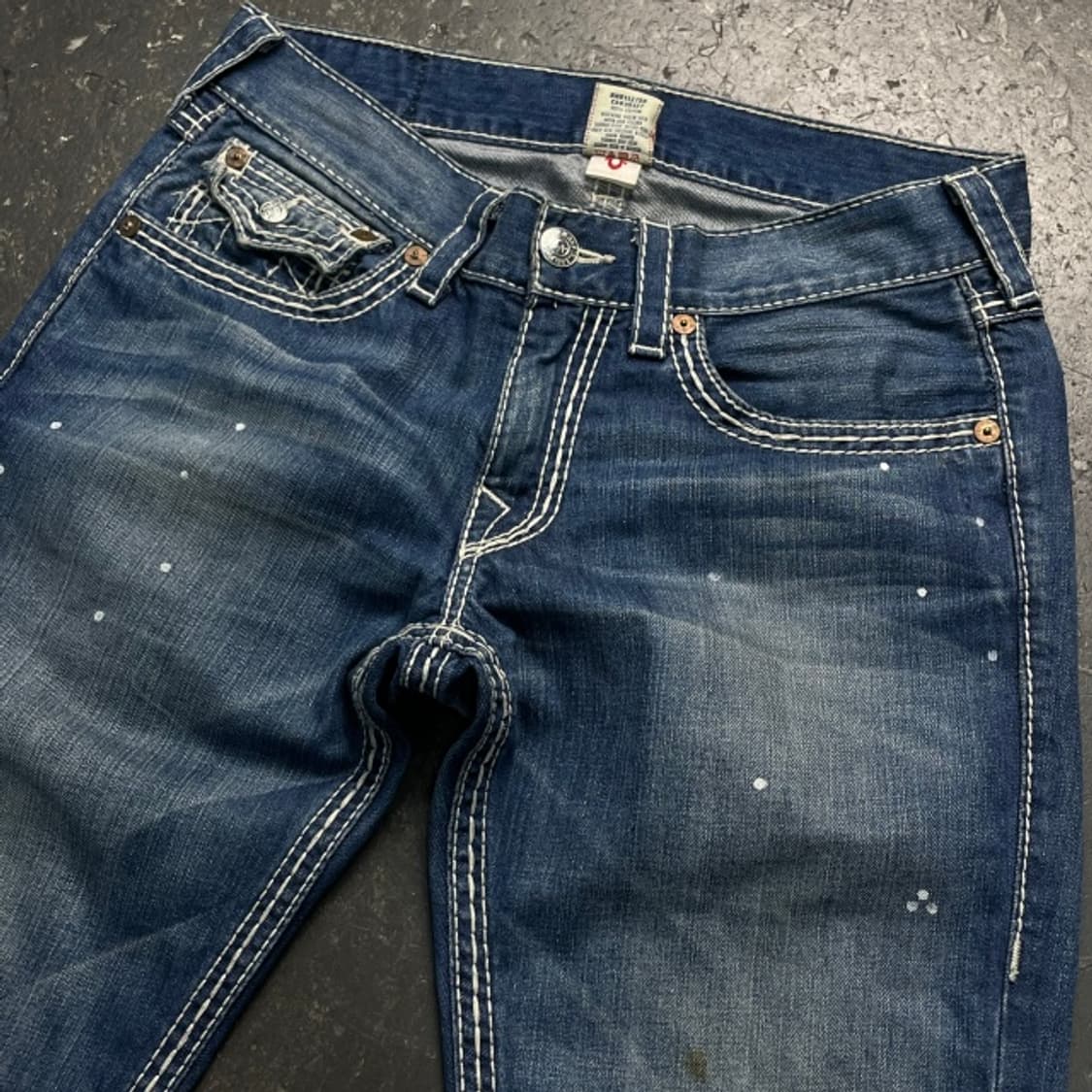 32 트루릴리전 스트레이트 청바지  상품이미지2