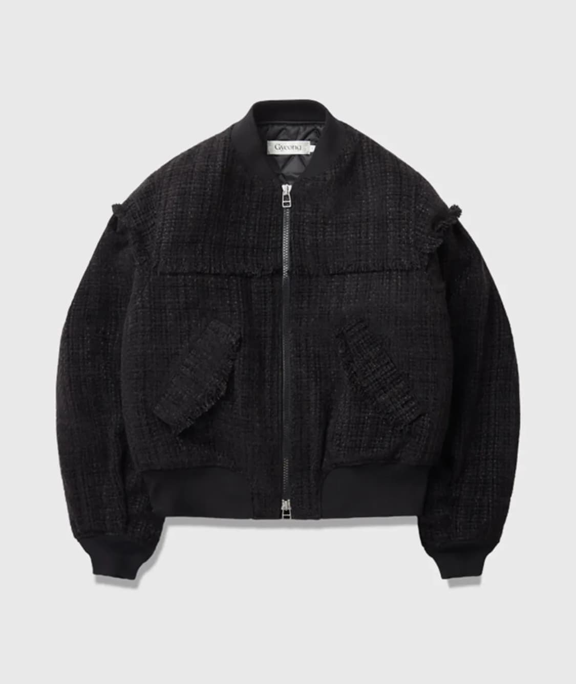 경 Gyeong 트위드 봄버자켓 2사이즈 상품이미지1