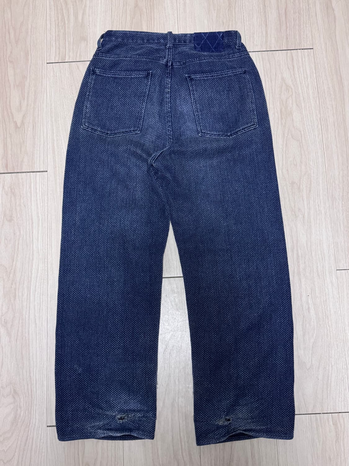 Kibata SASHIKO PANTS - Old Blue 3사이즈 상품이미지3