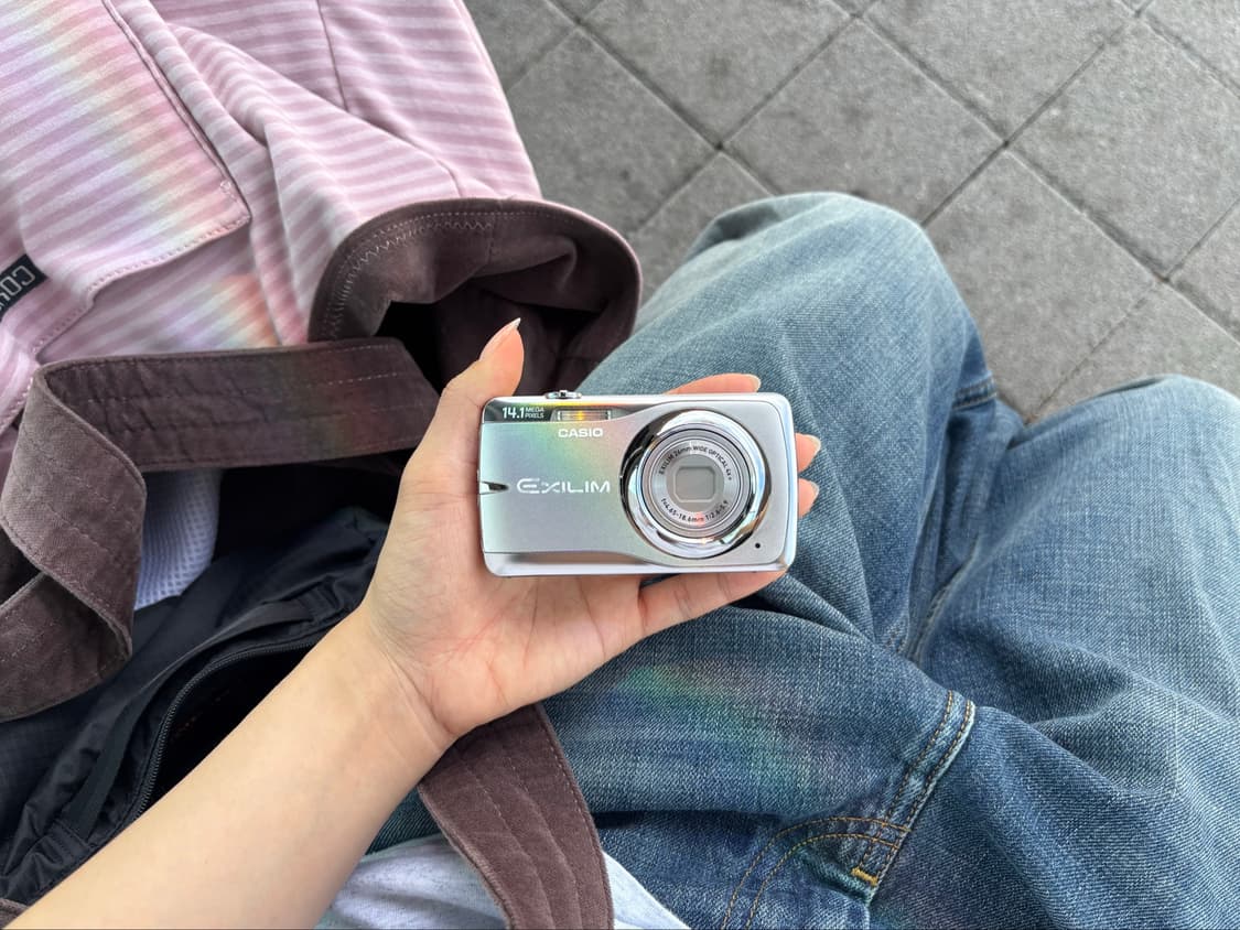 극미품, 강추, 작례!) 카시오 엑슬림 z550 핑크뽀용🫧 상품이미지1