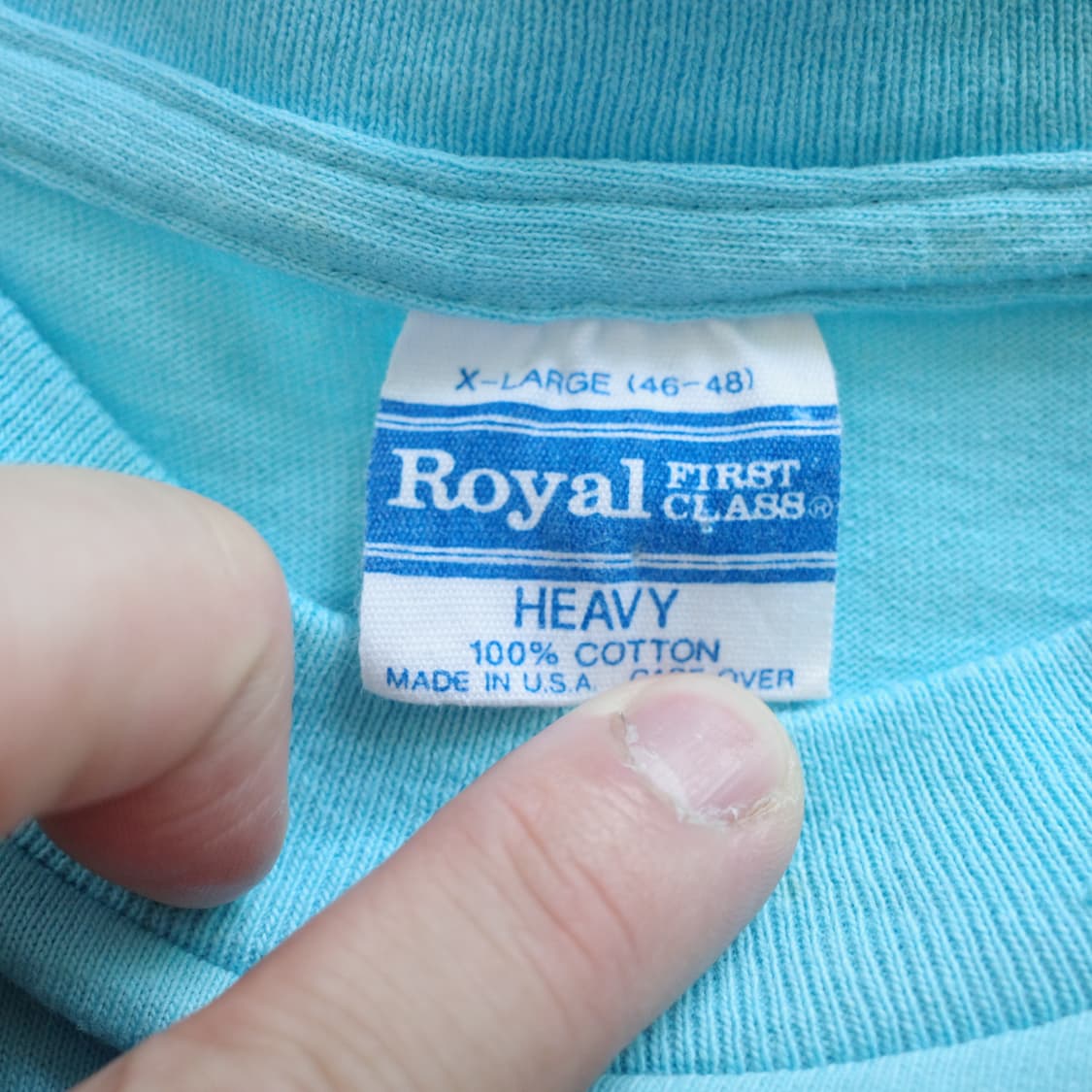 90s USA 보스턴 아트 프린팅 싱글스티치 티셔츠 상품이미지4