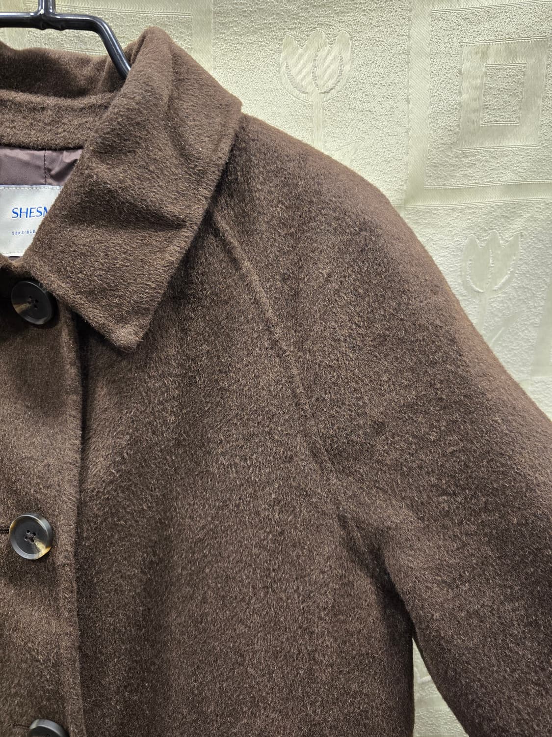 쉬즈미스 핸드메이드 모혼방 롱코트 55 상품이미지3