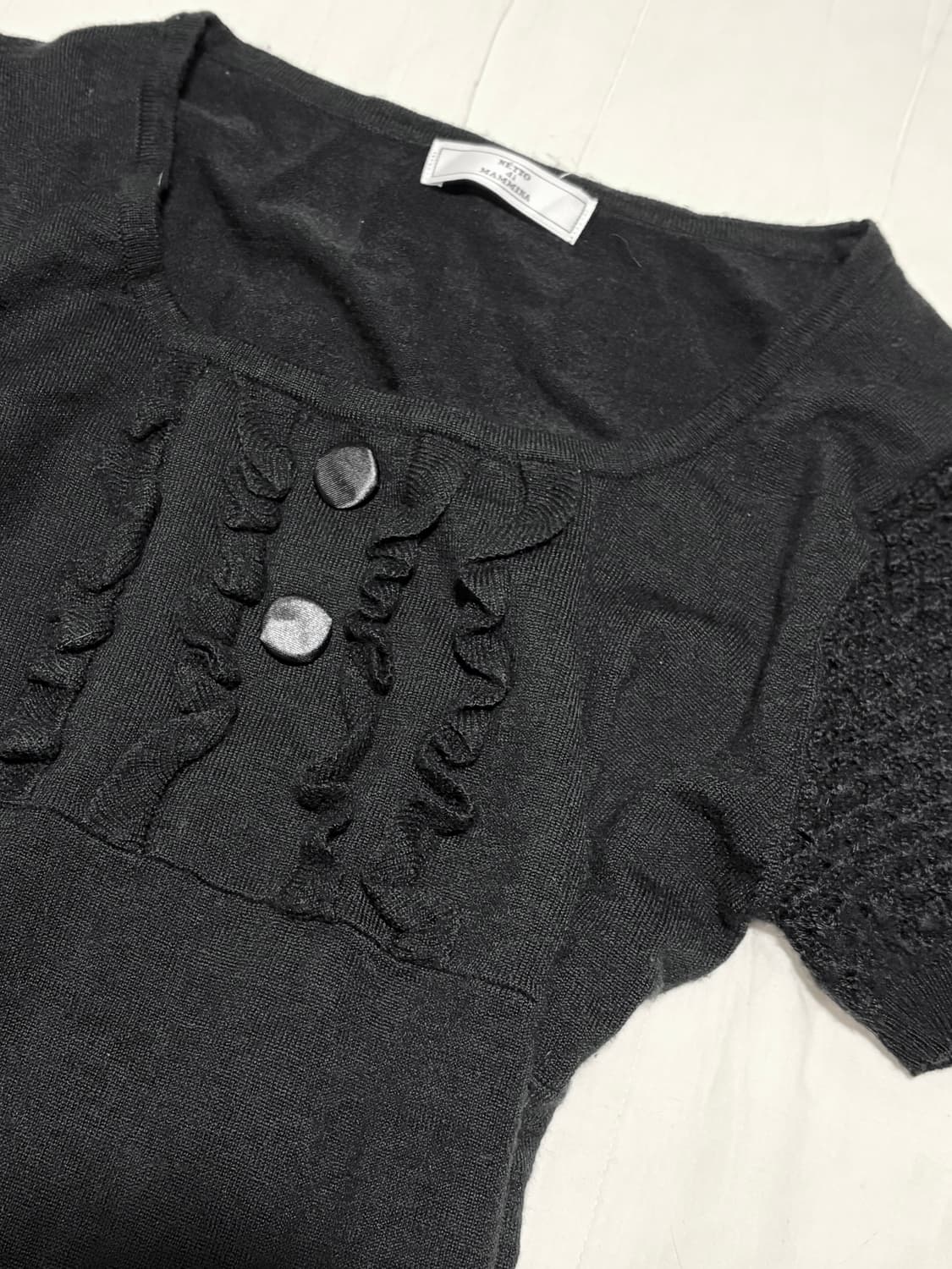 빈티지 프릴 로걀탑 히메갸루 모리걸 상품이미지2