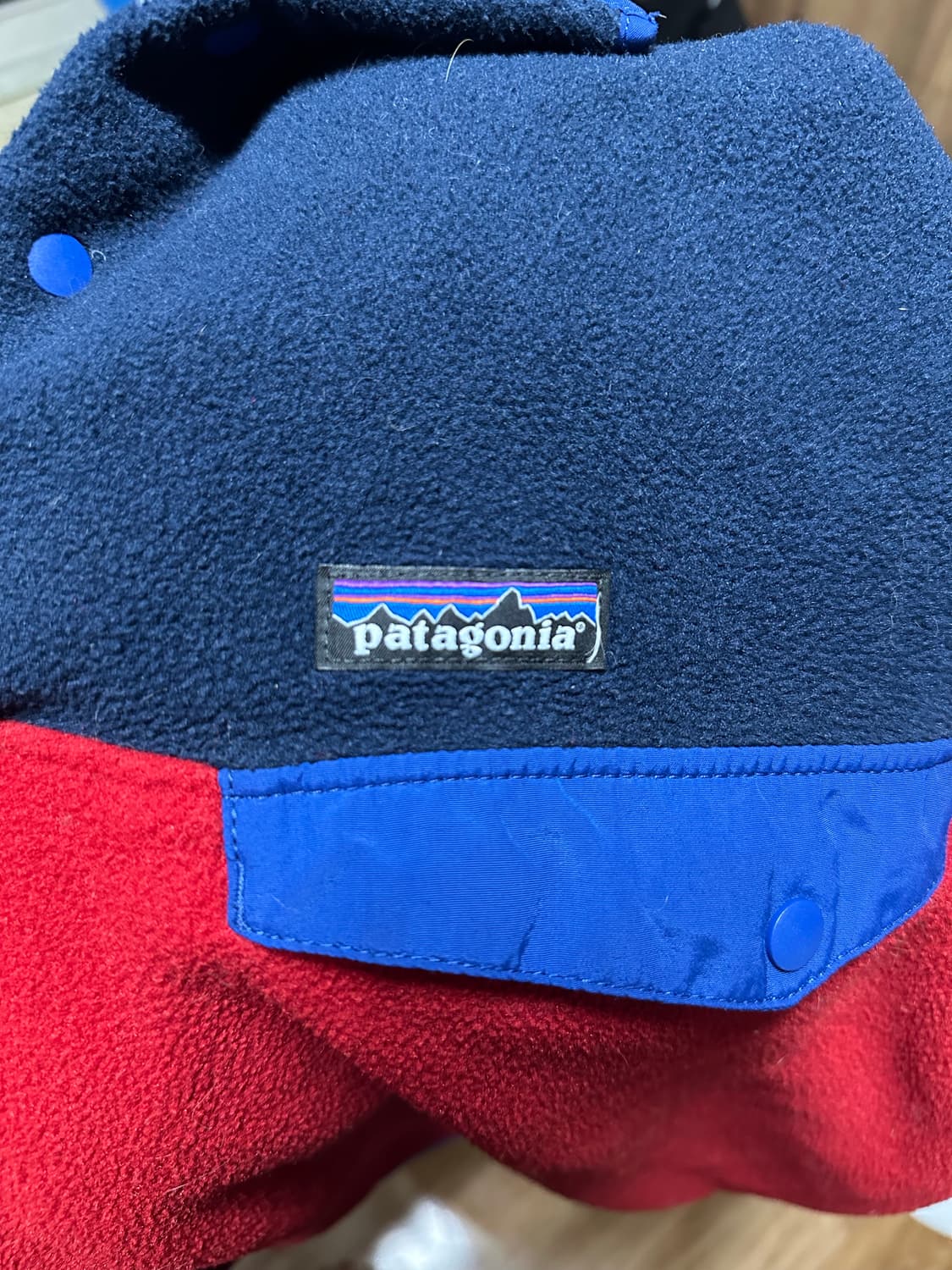 파타고니아 신칠라 네이비 레드(정품) 상품이미지4