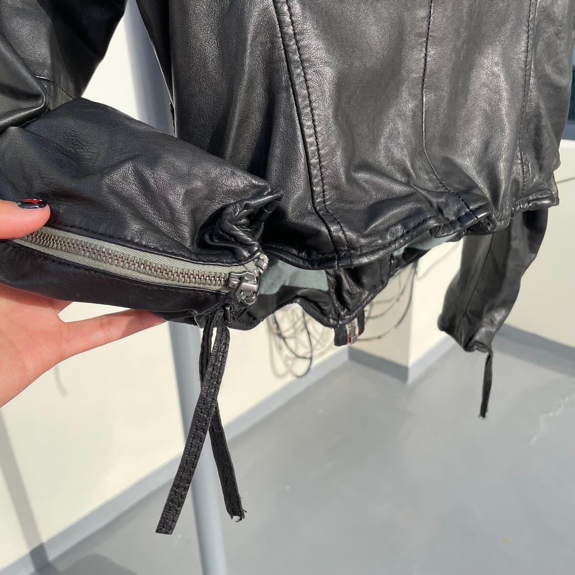 muubaa 더블 레이어드 라이더 자켓 상품이미지5