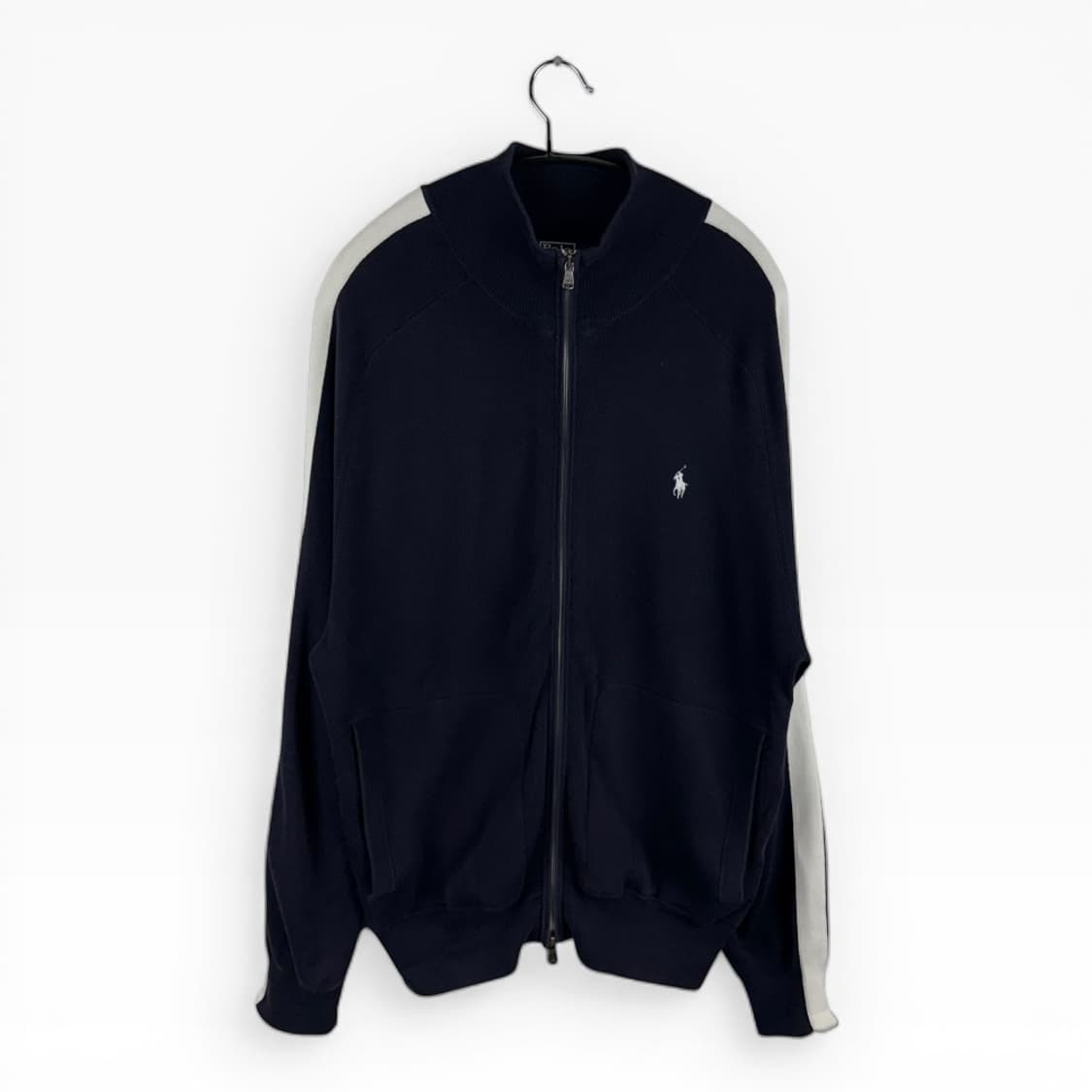 (무료배송)L) 폴로랄프로렌 투웨이 니트집업 네이비 상품이미지1