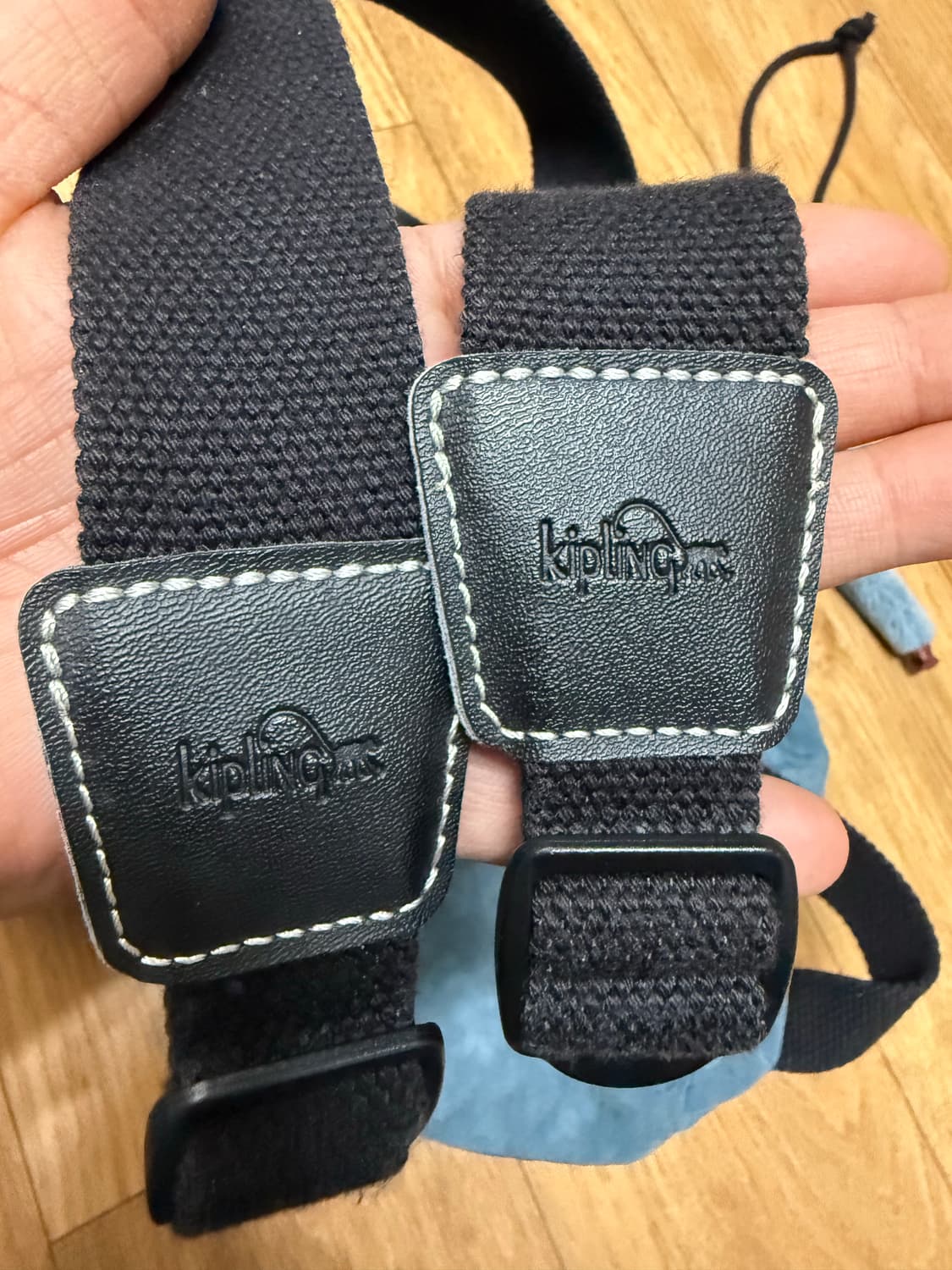 Y2K 복조리 스카이블루 키플링 백팩 상품이미지6