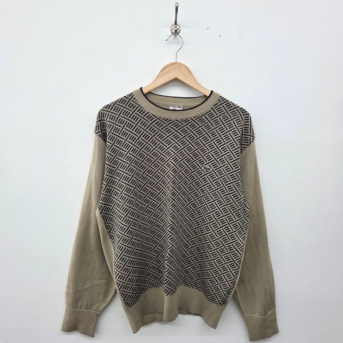 라코스테 패턴 니트 스웨터 남성 XL 상품이미지1