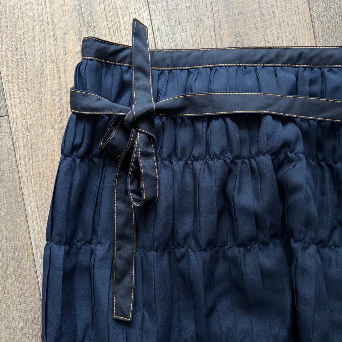 Layer Shirring Pleats Wrap Skirt 상품이미지7