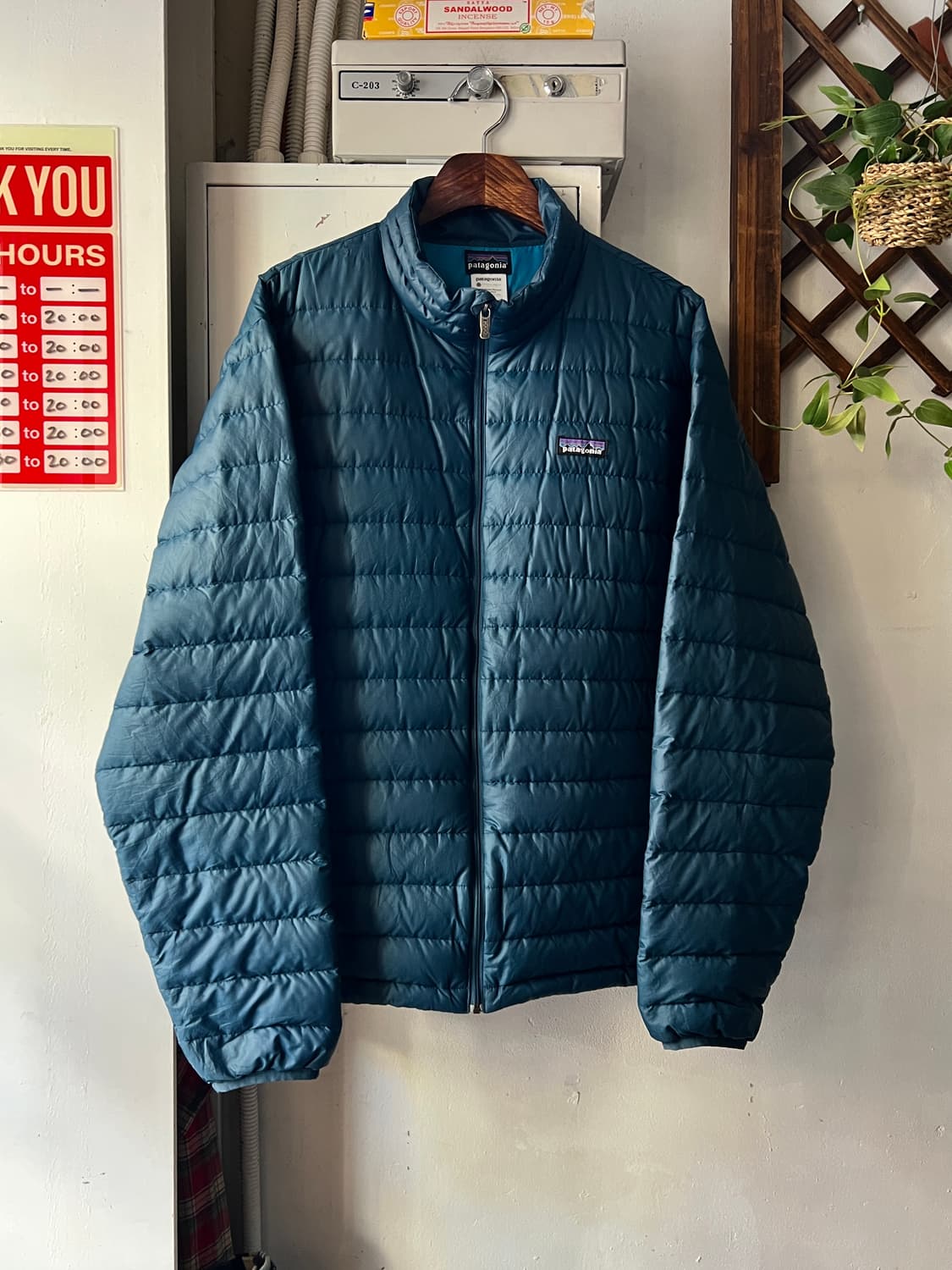 [L]00's 파타고니아 다운스웨터 빈티지블루 상품이미지1
