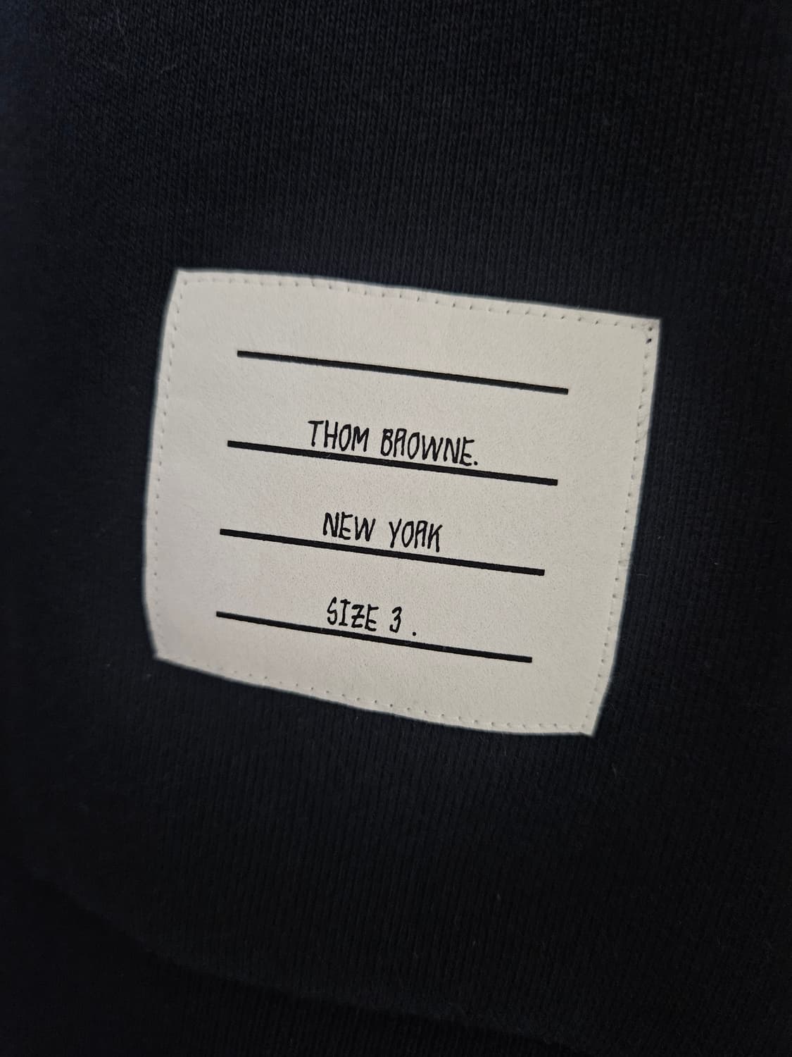 (새상품급) 톰브라운 네이비 백 삼선 맨투맨 3사이즈(105) 상품이미지2