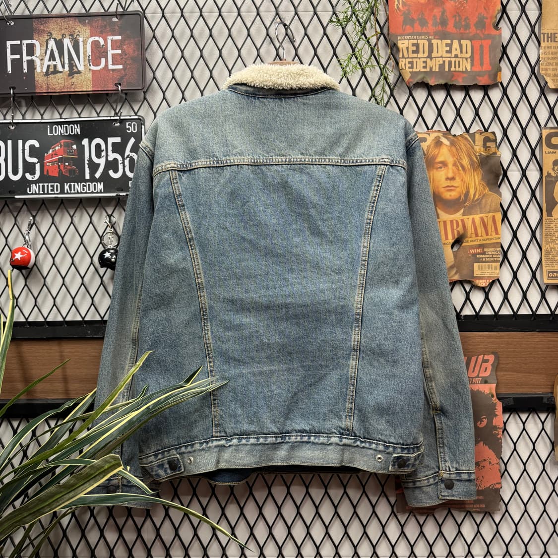 리바이스 타입 3 쉐르파 연청 워싱 데님 트러커 자켓 L 상품이미지2