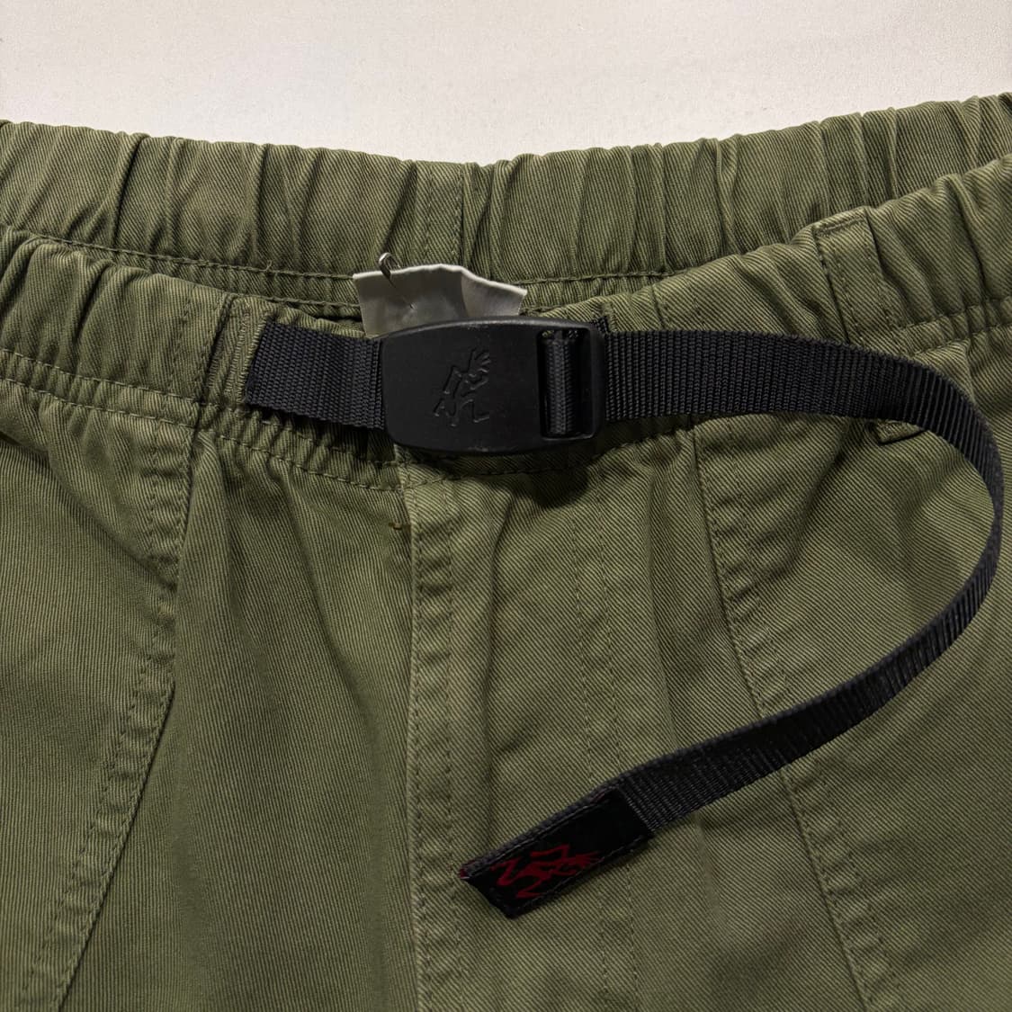 [M] 그라미치 벨트 카키색 면바지 코튼 팬츠 D566 상품이미지5
