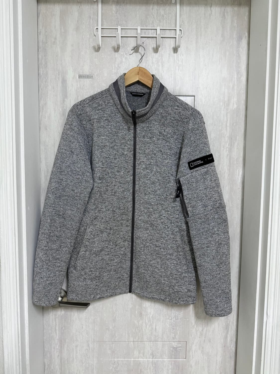 남성 100~105 / 내셔널지오그래픽 니트 후리스 집업 상품이미지1