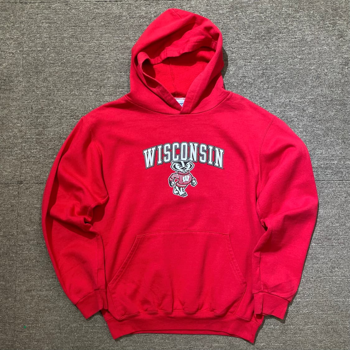 (XL) Champion 챔피온 위스콘신 유니버시티 프린팅 후드티 상품이미지1