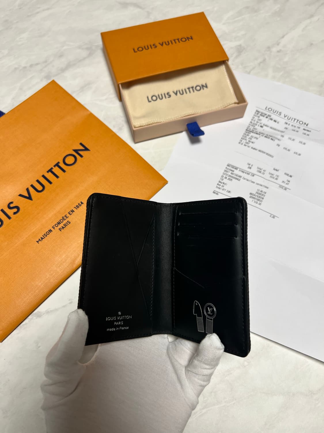 루이비통 포켓 LV 블라손 데님 오거나이저 지갑 M14148 상품이미지3