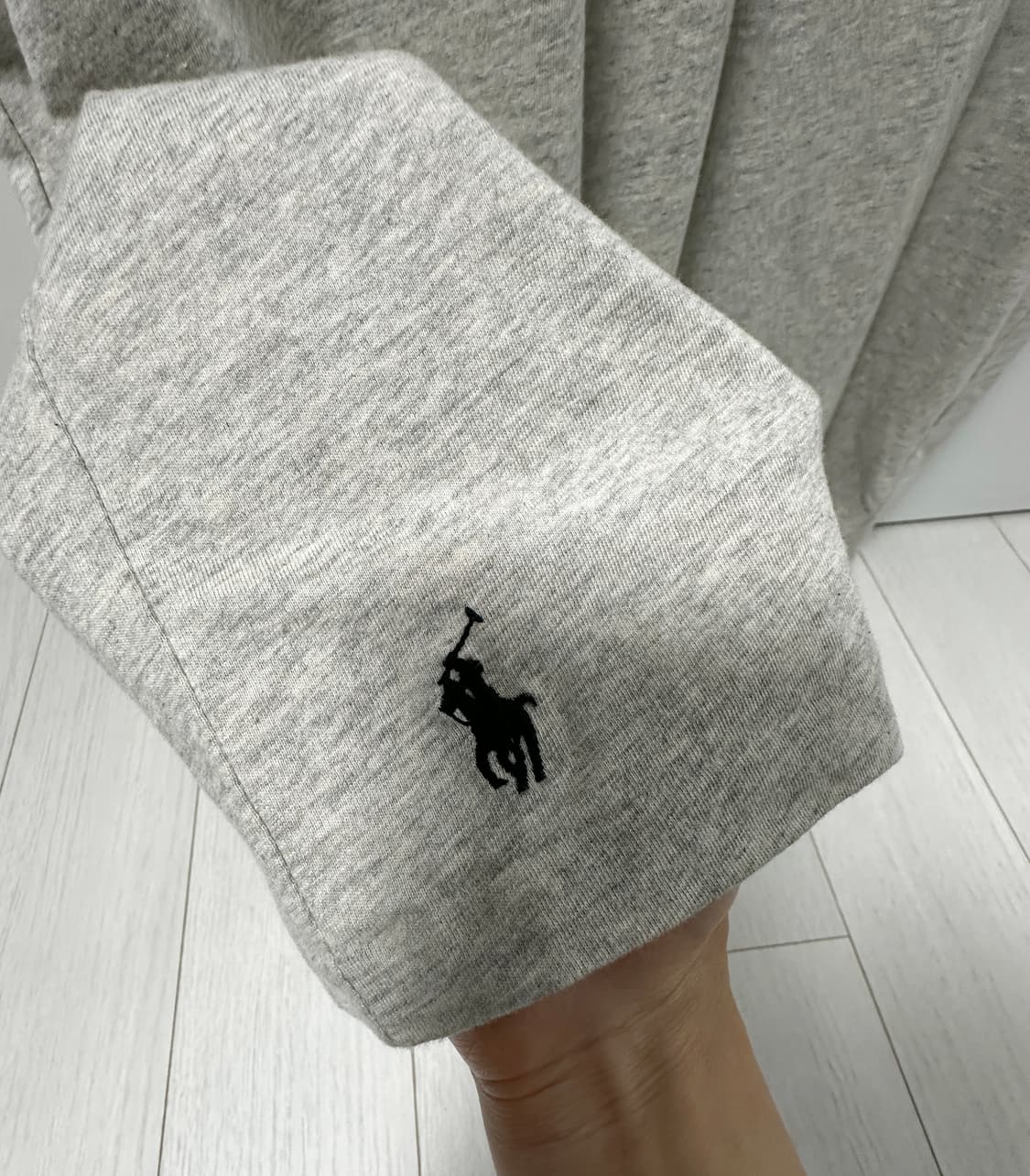 클래식핏 로고 저지 티셔츠 그레이 상품이미지4