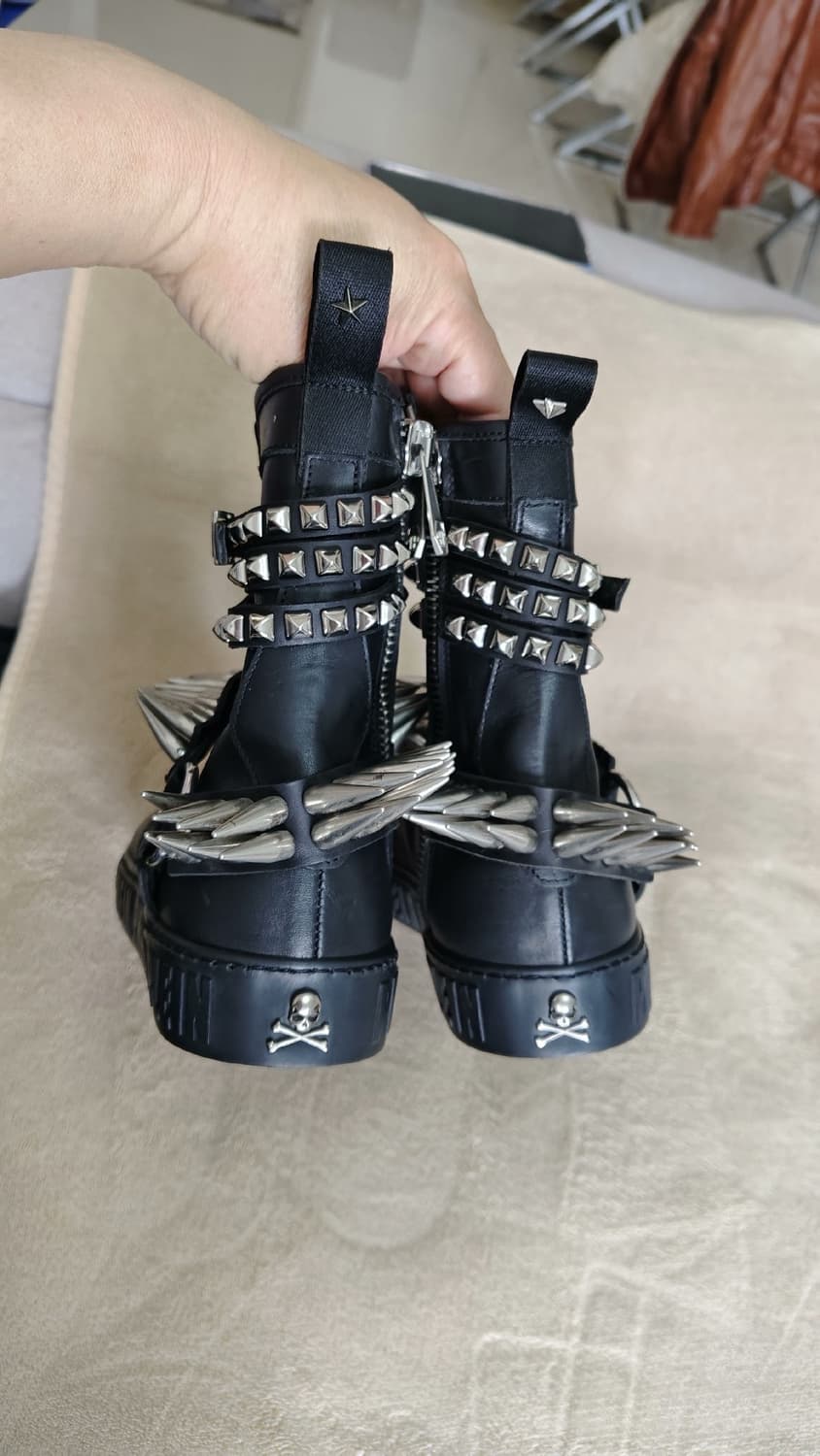 Philipp Plein Stars  스터드 레더 부츠 상품이미지6
