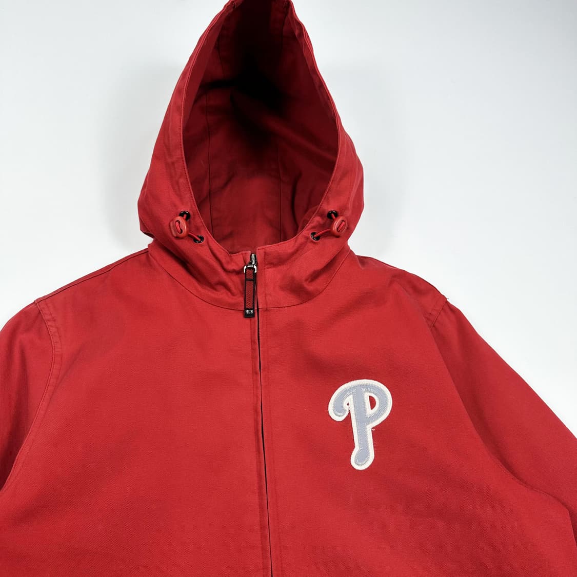 MLB 올드스쿨 필라델피아 풀오버 후디 자켓 레드 S 상품이미지3
