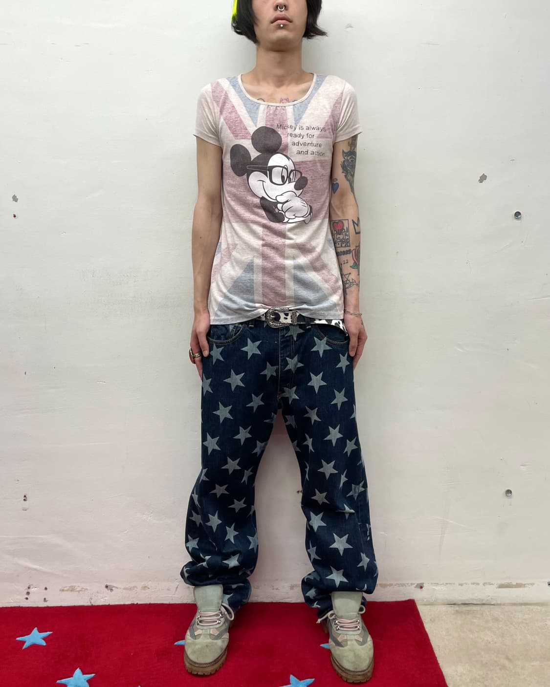 Mickey Mouse American flag T-shirt 상품이미지3