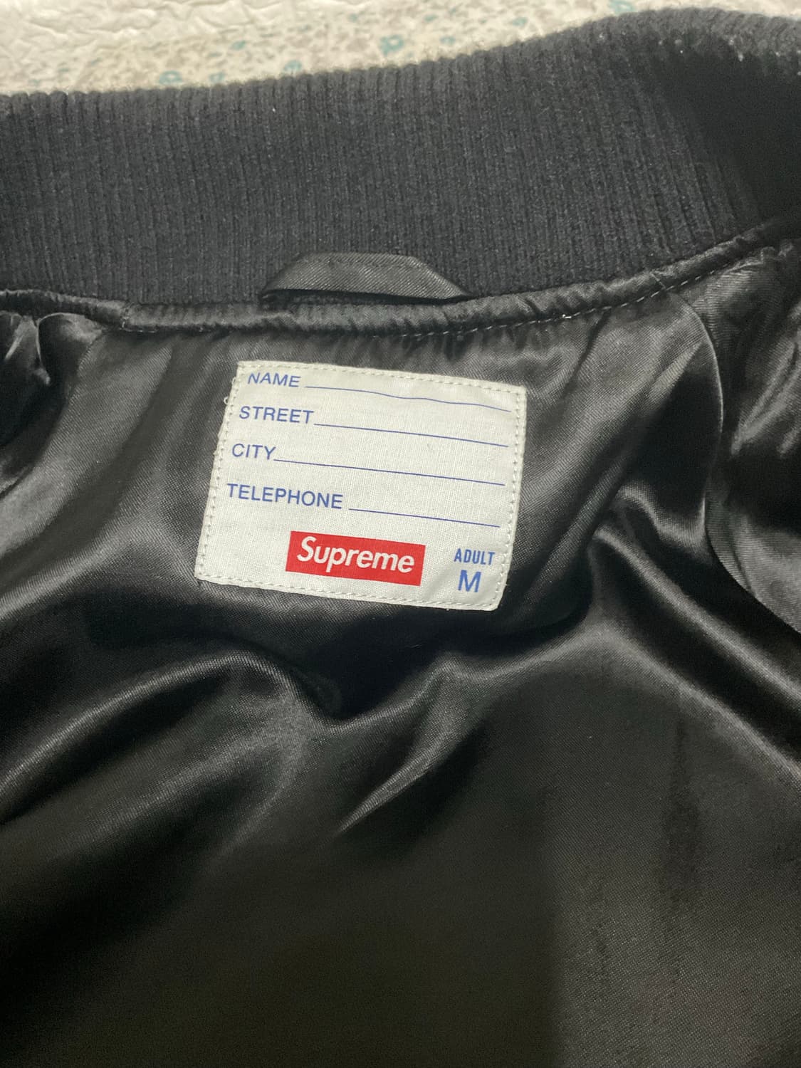 슈프림 x 제이미 리드 이츠 올 블록스 바시티 자켓 M 상품이미지5