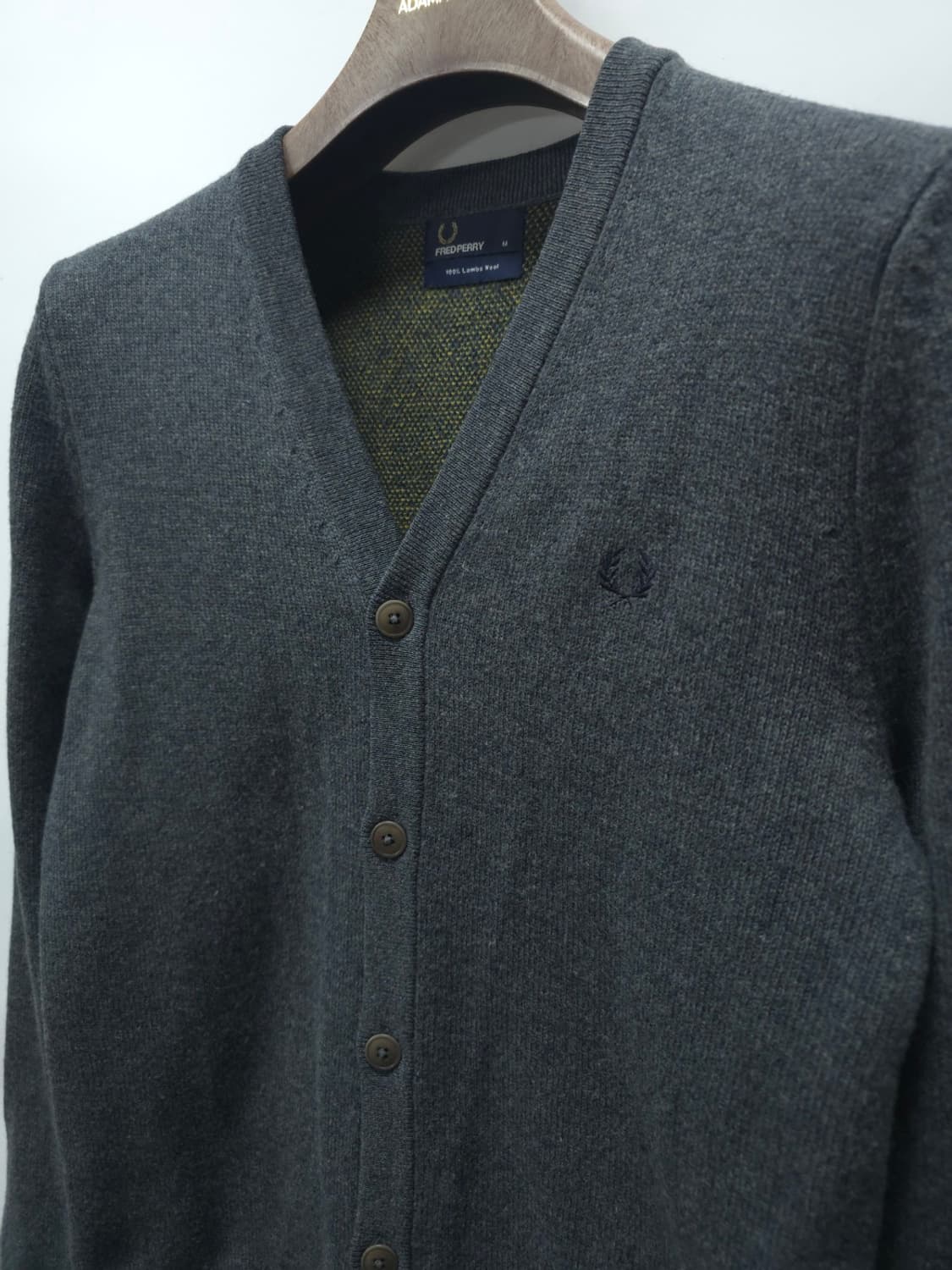 프레드페리 남성 램스울 가디건 M 상품이미지4