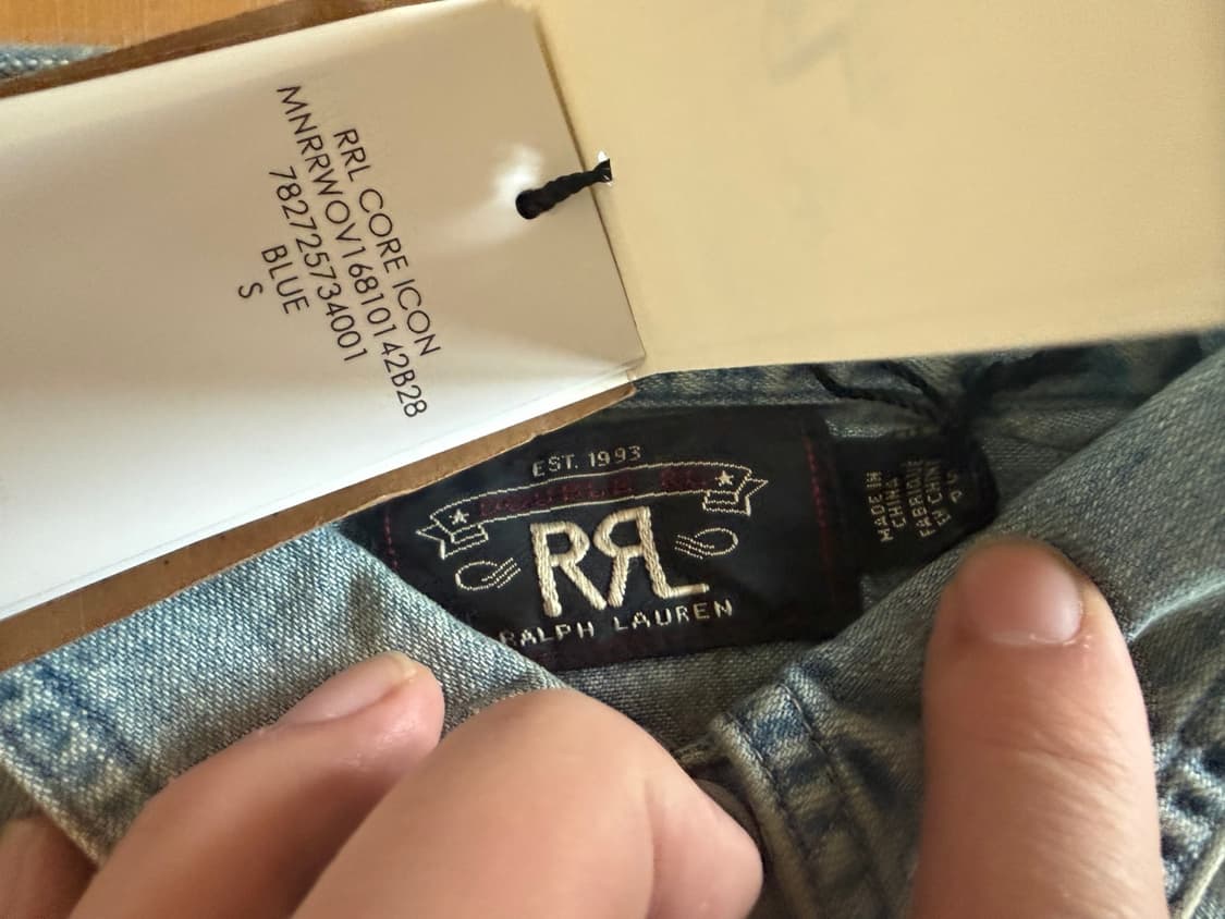 RRL 인디고 데님 워크 셔츠 상품이미지3