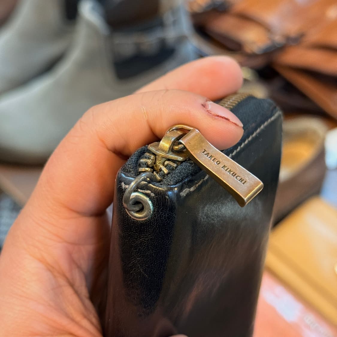 타케오 키쿠치 이탈리아 천연가죽 레더 장지갑 상품이미지6
