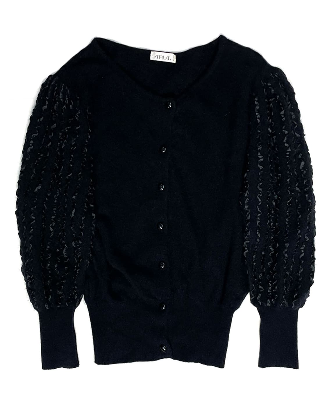 vintage 아방가르드 러플 가디건  상품이미지1