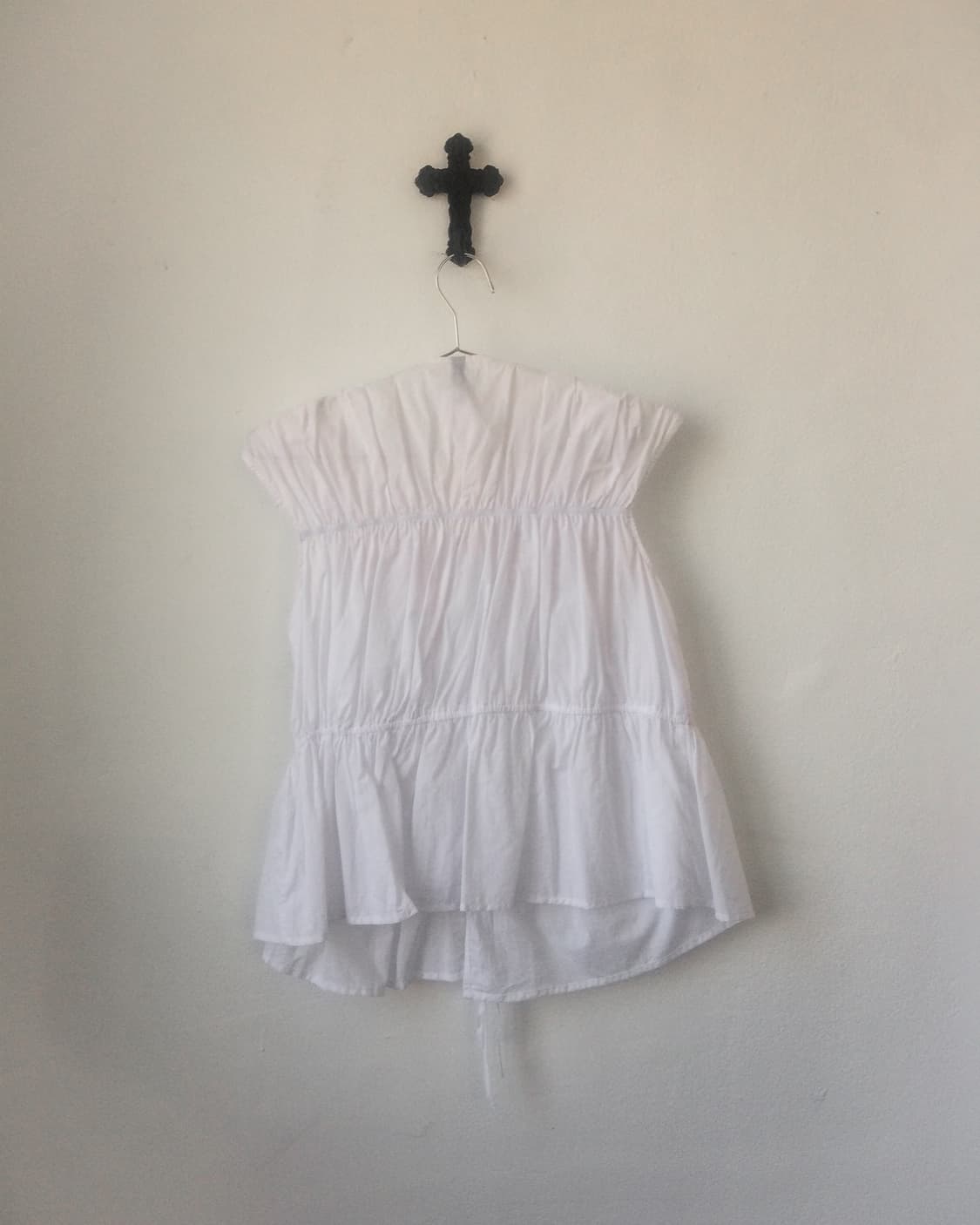 Shirring point tied vest 상품이미지4
