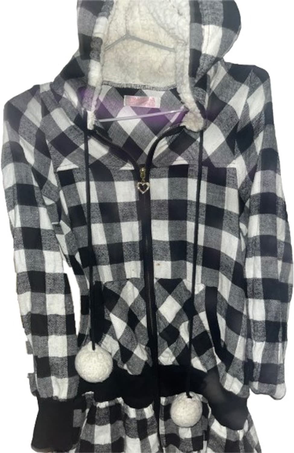 트랄라라 폼폼이 갸루 후드집업 원피스 리즈리사 상품이미지1