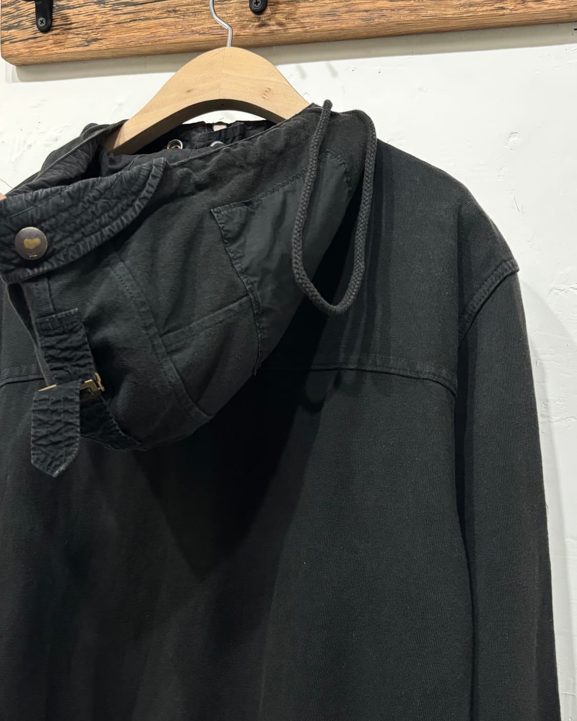 Polo 폴로 랄프로렌 블랙컬러 포켓 후드 럭비셔츠 상품이미지3